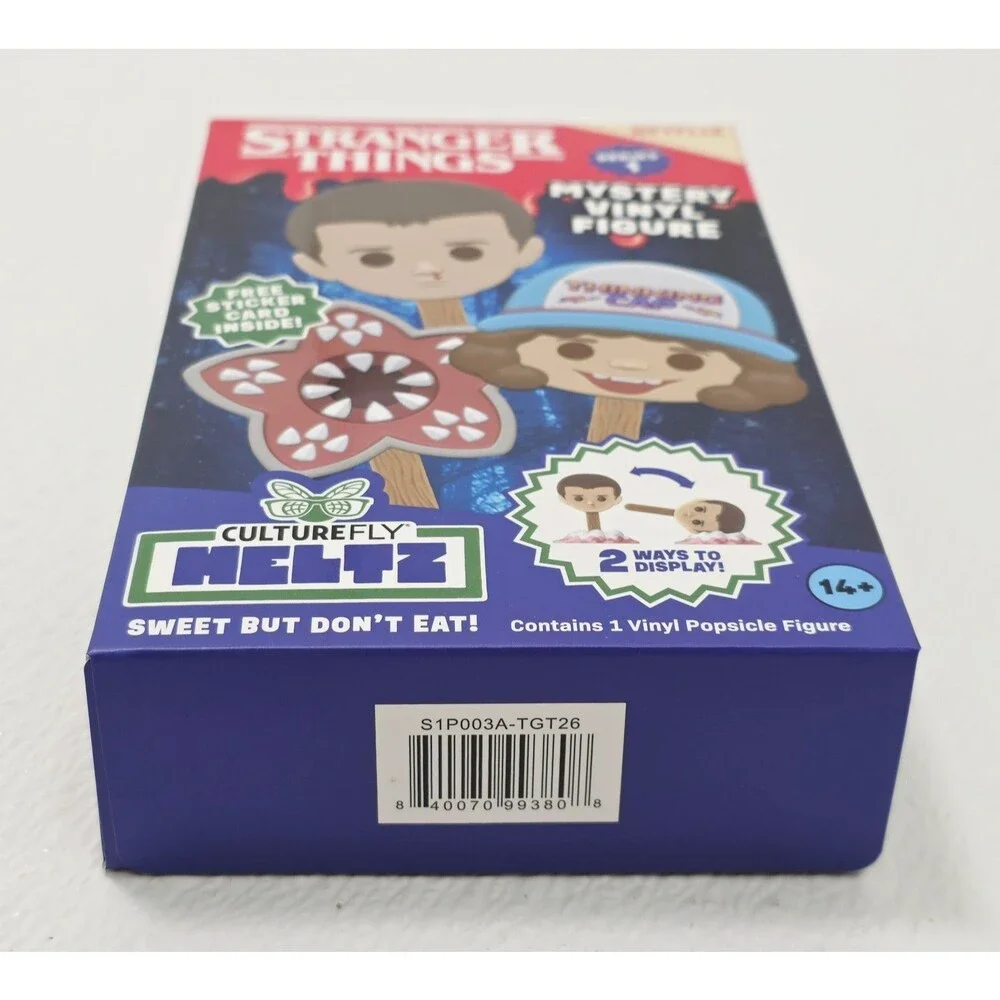 Culturefly Meltz Stranger Things Mystery Ice Cream Vinyl Toy & Sticker Card NEW